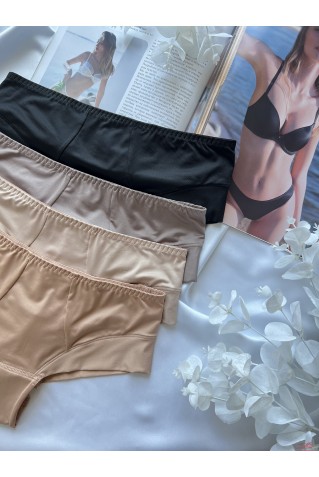 Гладкі трусики бразиліана з мікрофібри La vivas 10188